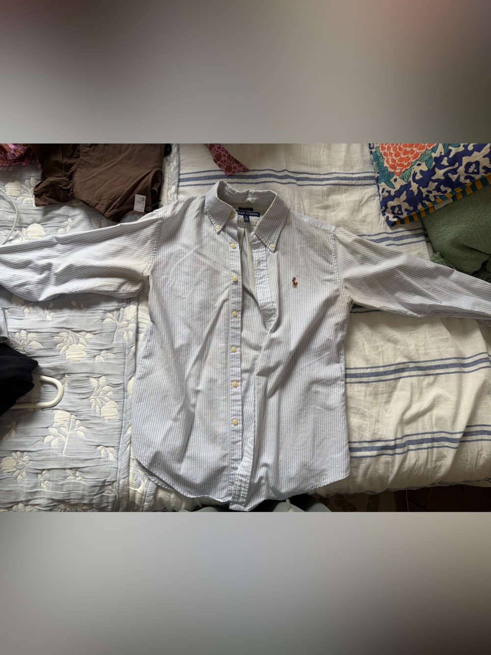Ralph Lauren striped Oxford